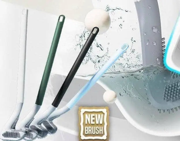 Escova Antibacteriana de Banheiro de Silicone