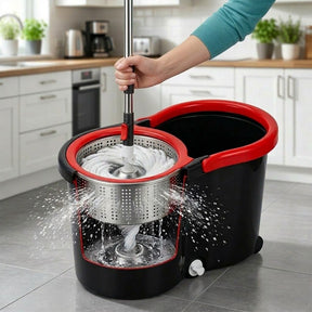 Mop Giratório Profissional 360° com Centrífuga