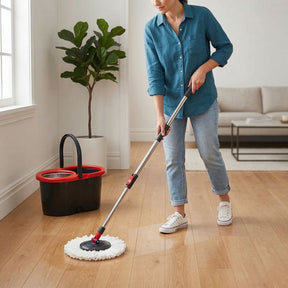 Mop Giratório Profissional 360° com Centrífuga