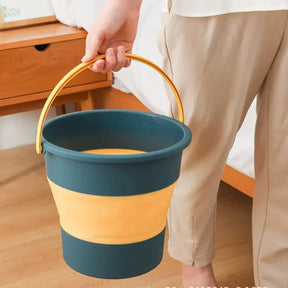 Balde de Silicone 10L Para Limpeza Retrátil Dobrável |  FlexiBucket™