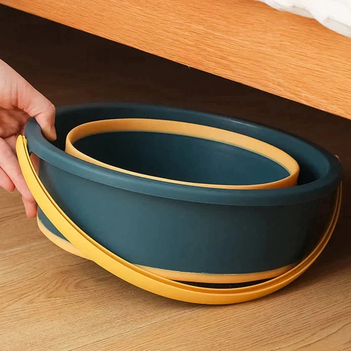 Balde de Silicone 10L Para Limpeza Retrátil Dobrável |  FlexiBucket™