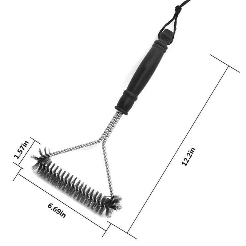 Escova para Limpeza de Grelha Resistente para Churrasqueiras