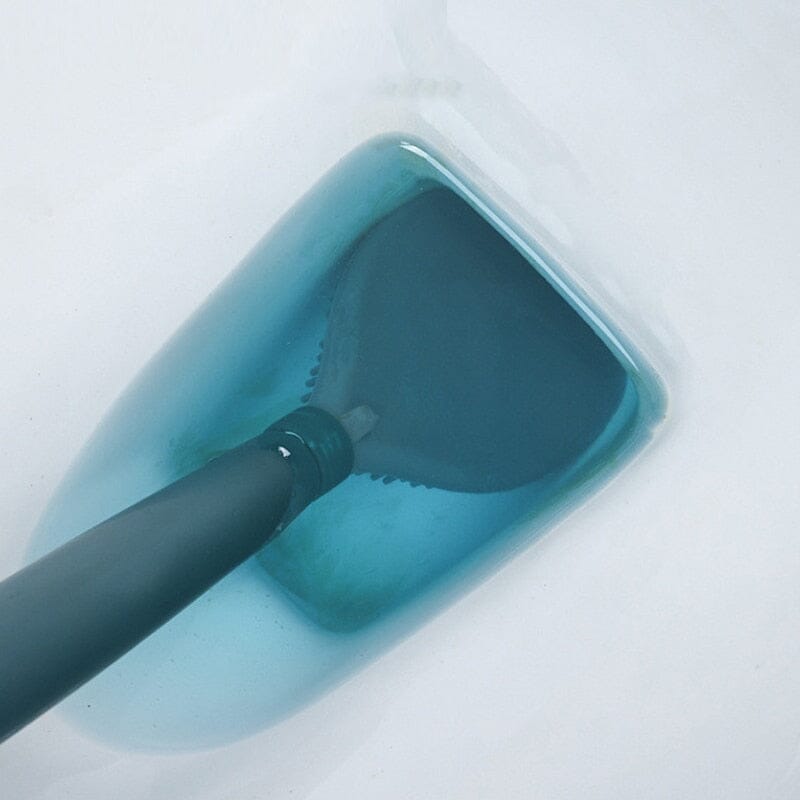 Escova Sanitária de Silicone com Dispensador de Sabão