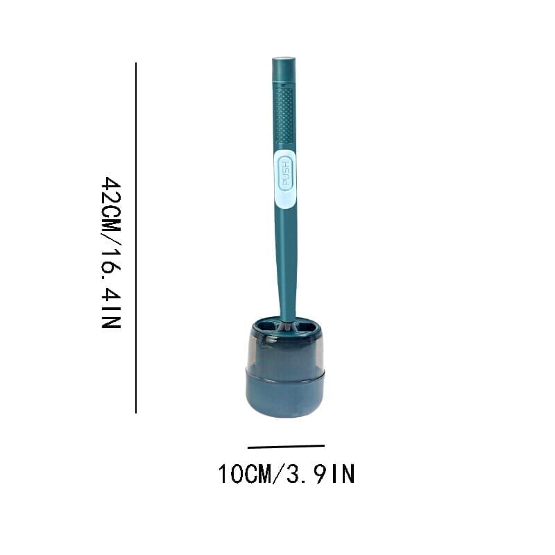 Escova Sanitária de Silicone com Dispensador de Sabão