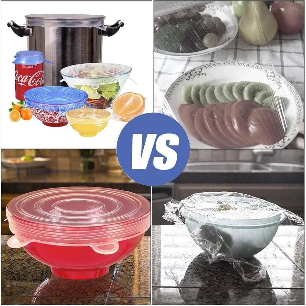 Jogo de Tampas de Vedação Silicone