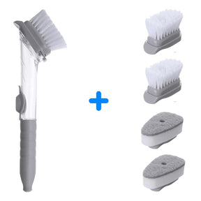 Escova 2 em 1 com Dispenser Para Sabão - ProClean©