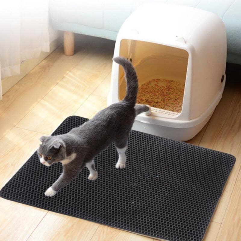 Tapete Higiênico Para Gato Coletor De Areia Anti Sujeira