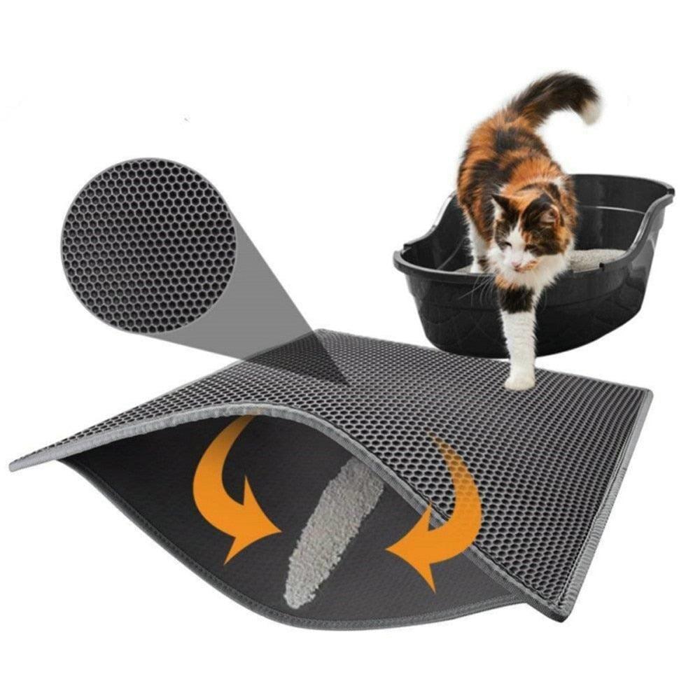 Tapete Higiênico Para Gato Coletor De Areia Anti Sujeira