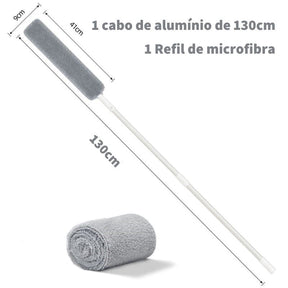 Escova Limpa Poeira Retrátil Espanador De Pó Flexível - DusterClean™