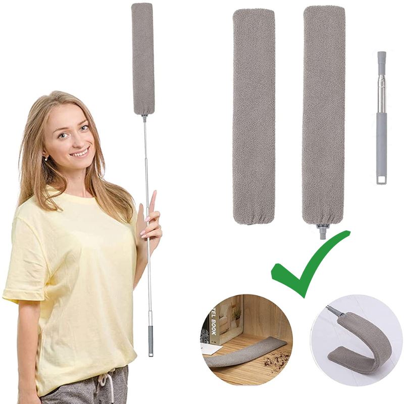 Escova Limpa Poeira Retrátil Espanador De Pó Flexível - DusterClean™